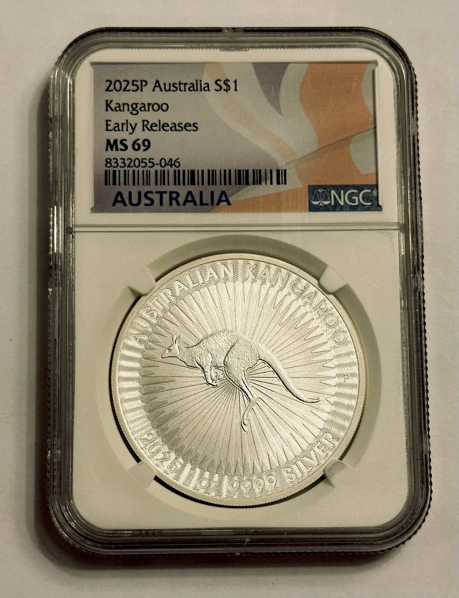 Australian Kangaroo Grade MS 69 Silver Bullion Coins for sale | eBay