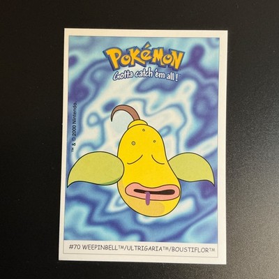 #70 Ultrigaria 70 Dunkin Boomer Sticker Pokemon Karte Jahr 2000  Vintage
