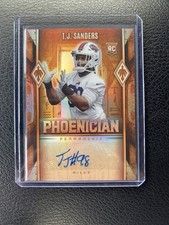 2025 Panini Phoenix - Phoenician Penmanship T.J. Sanders (AU, RC) CASE HIT