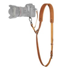Tan Single Camera Harness Strap for One Camera - Professional Single Full Gra...