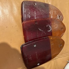 ORIGINAL JAGUAR DAIMLER XJ12 XJ6 Series 1&2 LUCAS REAR LAMP LENS L801 x3
