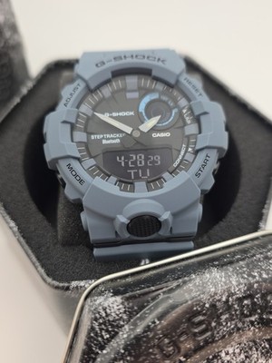 Casio Men's Watch G-Shock G-Squad Blue Resin Strap Analog-Digital GBA800UC-2A