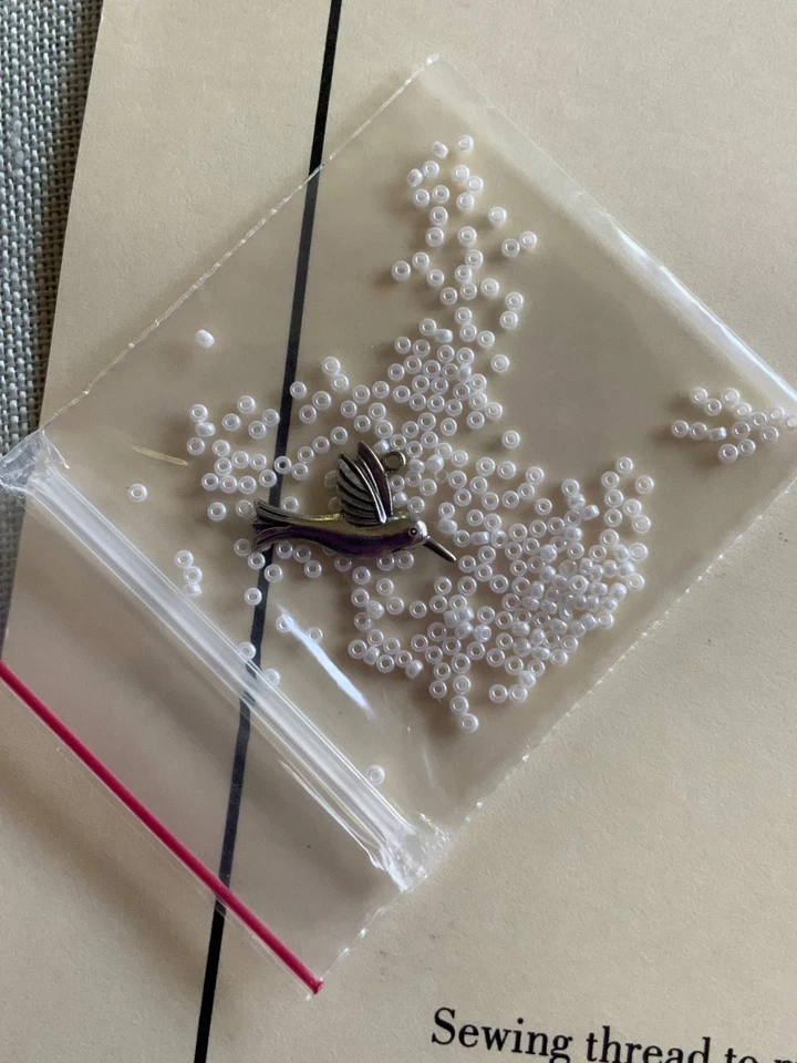 The Drawn Thread FRENCH GARDEN Scissors Keeper Cross Stitch Partial Kit - Image 4 of 4