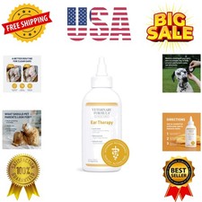 Clinical Care Ear Therapy, 4 oz. Cat and Dog Ear Cleaner to Help Soothe Itc...