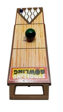 Vintage Strolling Bowling Tabletop Game Portable FoldOut Bowling Set by Tomy