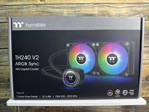 Thermaltake TH240 ARGB Sync V2 CPU Liquid Cooler/AlO Liquid Cooling/Fan 120mm*2/