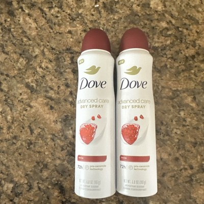 2 PACK Dove Dry Spray Advanced Care Antiperspirant Deodorant, Revive 3.8 oz