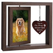 Pet Memorial Gifts for Dogs Cats- Memorial Gifts for Loss of Dog, Rotating Wo...
