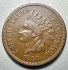 1866  INDIAN CENT    VF+    SNOW-13   KEY DATE  #1187