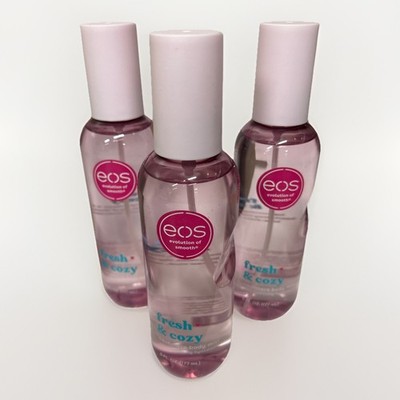 EOS Body Mist, Fresh & Cozy Cashmere /Body Spray for Women (3) Pack