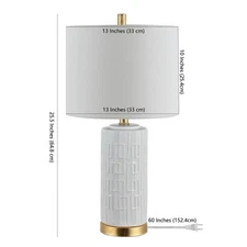 Safavieh PEHONIX 25.5" TABLE LAMP, Reduced Price 2172767670 TBL4249A