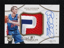 2012-13 Panini Immaculate Premium Signatures 26/75 Kyle Singler Patch Auto n8q