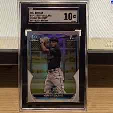 2023 Bowman - Chrome Prospects Yofry Solano #BCP-72 Refractor /499 (RC)
