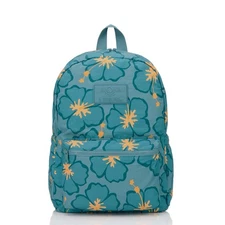 NWT Aloha Collection Keep It Light Pua Waikiki Backpack In Tide Print MSRP $64