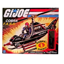 G.I. Joe Cobra F.A.N.G. Copter with Pilot Retro Collection Reissue 3.75 SEALED