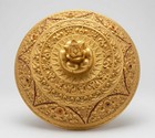 Antique Hsun-Ok Burmese Offering Vessel - Gold Gilt & Lacquer- Large 33” Tall — photo 5