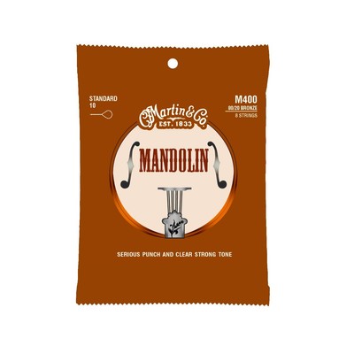 Martin - M400 MANDOLINENSAITEN LICHT STANDARD 80/20 BRONZE - Licht