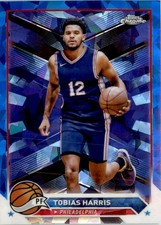 Tobias Harris 2023-24 Topps Chrome Sapphire #70 Philadelphia 76ers