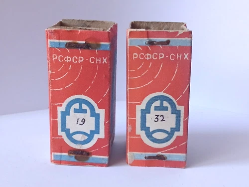 MATCHED PAIR 6J3P=6ZH3P=EF96=6AG5 HF tetrode with pentode characteris 1951, 61