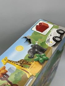 Lego 6136 Duplo My First Zoo NEW In BOX Animals Car Elephant BOX DAMAGED