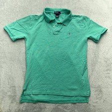 Polo Ralph Lauren Polo Shirt L 14-16 Kids Green Cotton Performance Classic Fit