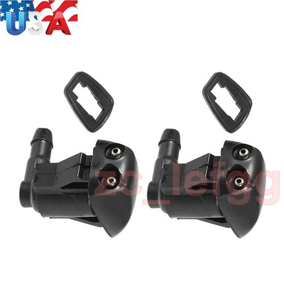 #ad 2X Windscreen Washer Nozzle Fit Toyota Landcruiser 80 Series 1990 97 85381 30020 $19.99