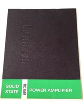 McIntosh MC 2505 Amplifier Owners / User Manual Great Shape