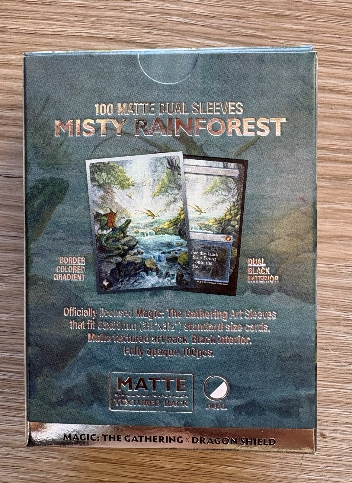 MISTY RAINFOREST DRAGON SHIELD ART SLEEVES