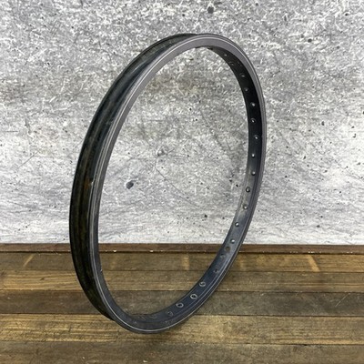 Araya 7x 20x1.75 BMX Bike Rim 20 Inch Black Vintage 80s Hoop Made