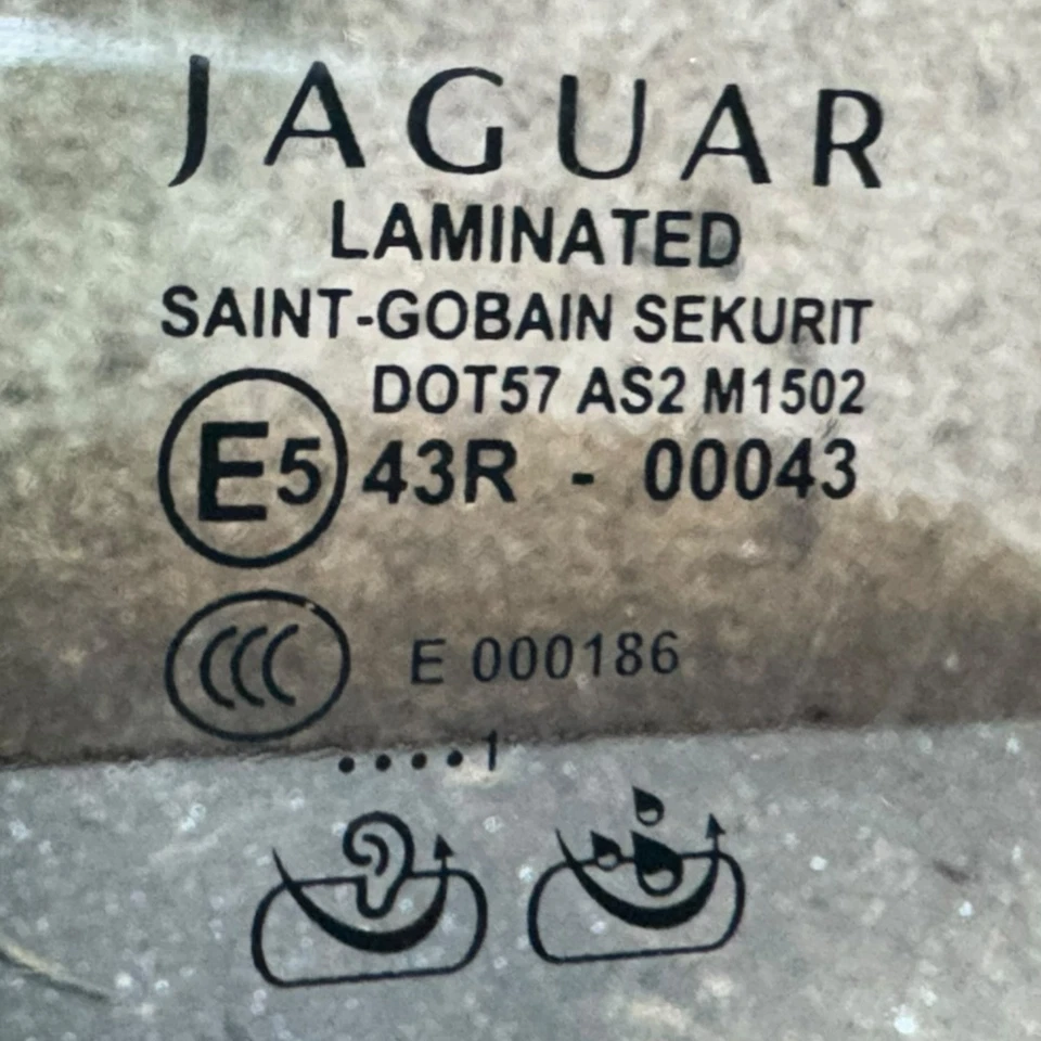 2010-2019 JAGUAR XJ X351 FRONT LEFT LAMINATED WINDOW GLASS 43R-00043 GENUINE - Image 3 of 4
