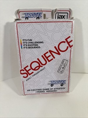  Jax Travel SEQUENCE - An Exciting Strategy Game EXCELLENT CONDITION 