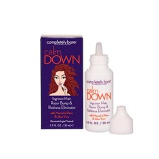 completely bare calm DOWN Ingrown Hair, Razor Bump Redness Eliminator -...
