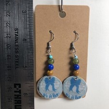 It  s A Boy Baby Announcement, Earrings, Lightweight, By Gary Clark