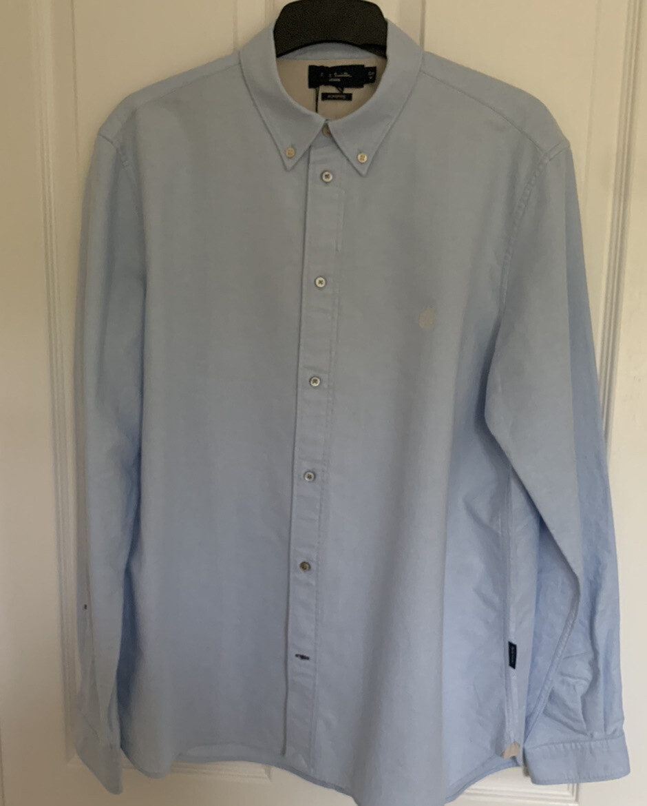 Paul Smith - Long  Sleeve Shirt "JEANS"  Standard Fit Size M Pit to Pit 22 BNWT