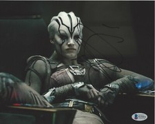 SOFIA BOUTELLA SIGNED STAR TREK BEYOND 8x10 PHOTO BECKETT COA 1 HOTEL ARTEMIS