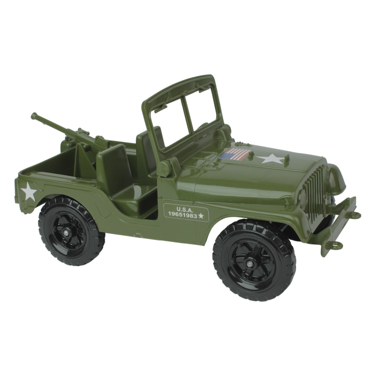 TimMee Processed Plastic Willys Jeep MD M38A1 Tim Mee Action