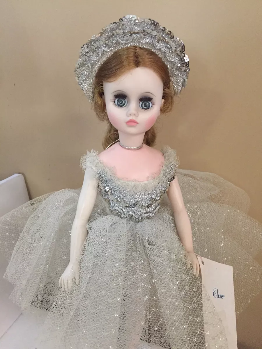 Vintage 1960 s Madame Alexander 17 Elise Silver Ballerina Doll