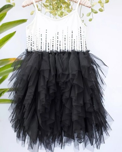 Girls Dresses Lot Of 2 Size M Sleeveless Party Casual Christmas Wedding Princess - Picture 5 of 9