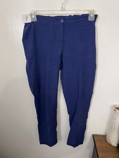 The Nines By Hatch Blue Paperbag Waist Pants Womens XS Target NWT Tapered