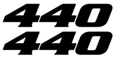 Set Of 2 440 Engine Size Decalsmuscle Cars Hot Rods Rat Rodsdrag Race