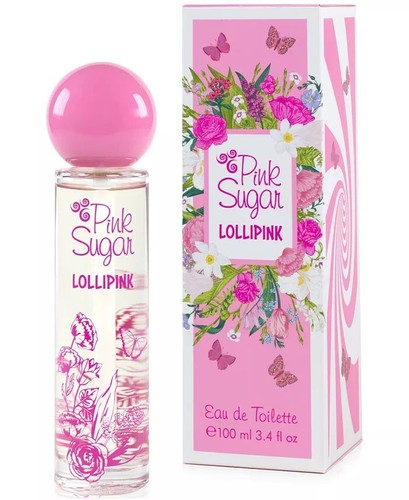 AQUOLINA PINK SUGAR LOLLIPINK 3.4 OZ EDT WOMEN NEW IN BOX - Picture 2 of 2