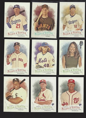 2016 TOPPS ALLEN & GINTER  1-350 - STARS, ROOKIE RC'S, HOF, HIGH # SP's - U PICK