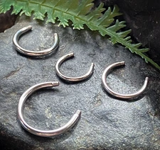 Body Jewelry Replacement Parts - 10pk 316L Surgical Steel Circular Barbells