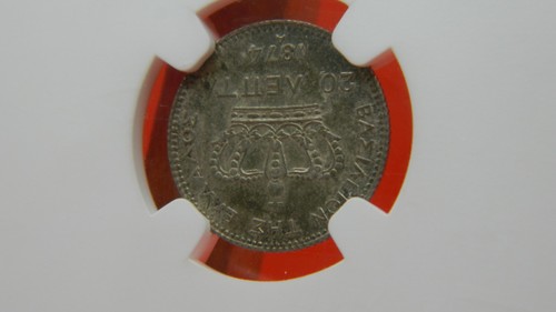 Greece, 1874, A, 20 Lepta, NGC: MS 64!! - Picture 5 of 8
