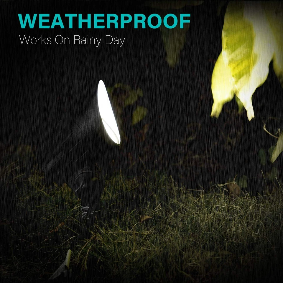 Paquete de 4 proyectores de bajo voltaje iluminación de paisaje focos exteriores jardín Foto 4 de 4