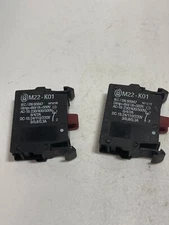 KLOCKNER MOELLER M22-K01 CONTACT BLOCK 1NC (LOT OF 2)