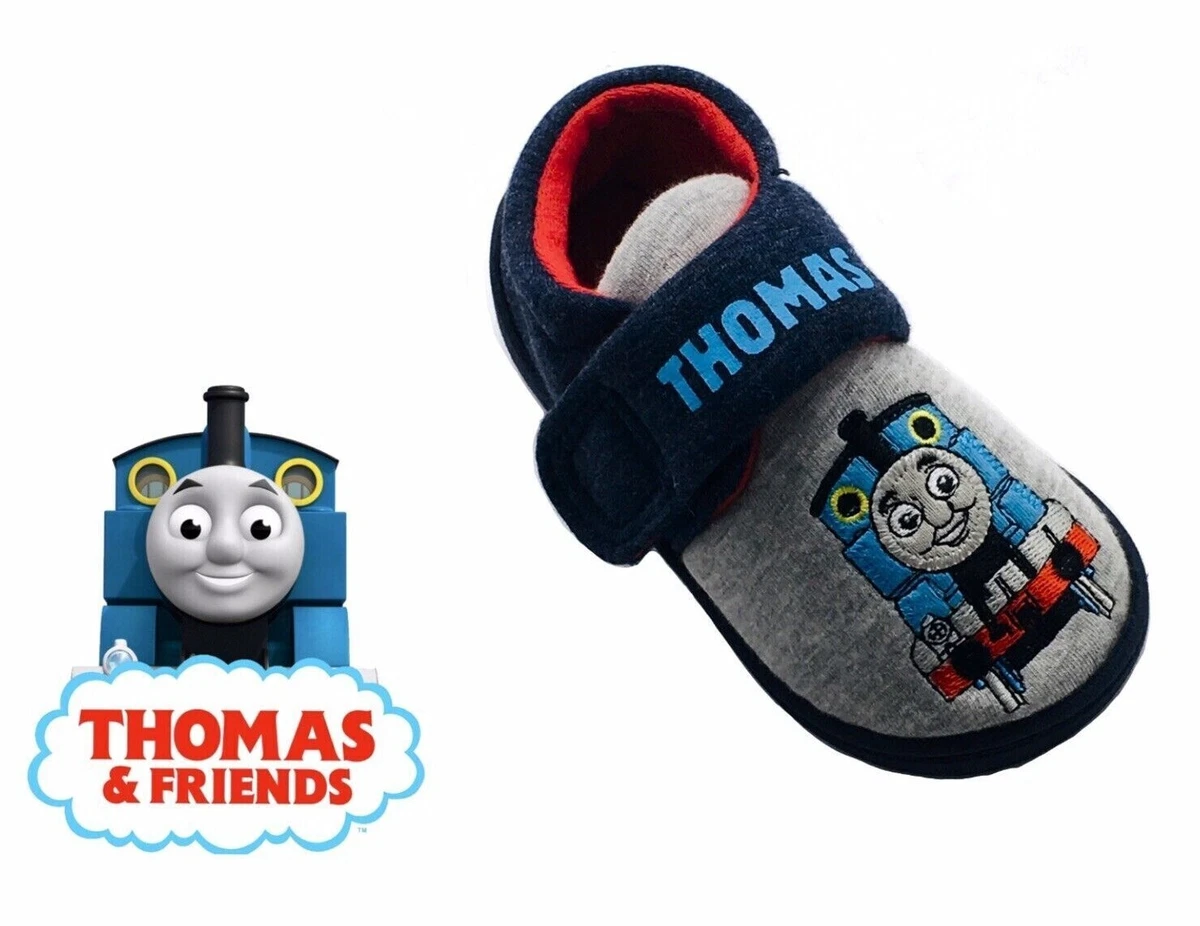 Boys Thomas Slippers The Tank Soft Touch Close Size 5 6 7 8 9 10 Gift & Friend | eBay