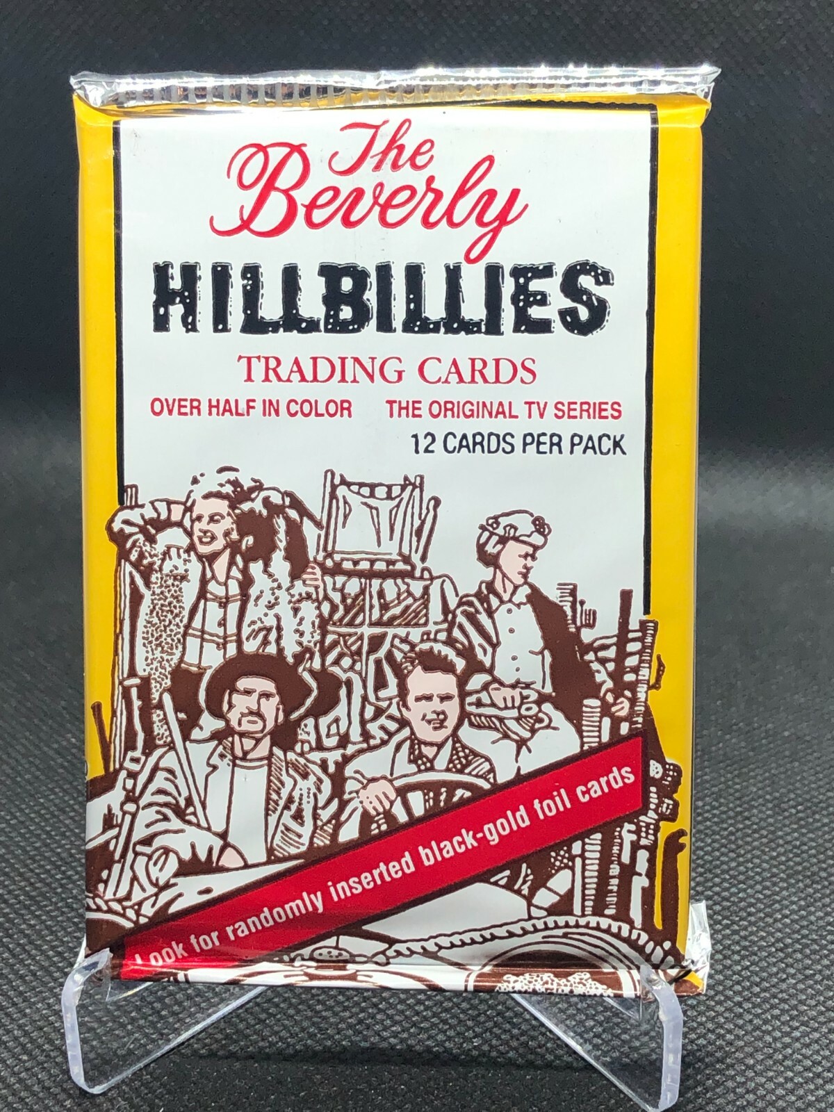 Beverly Hillbillies Trading Card Pack (1) 12 cards Black Gold Foil Cards inserts