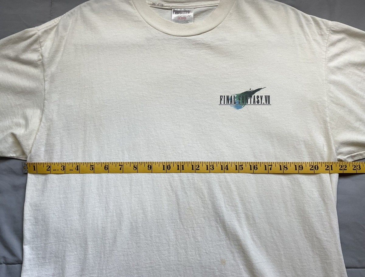 Vintage FINAL FANTASY VII 7 FF7 Promo T-Shirt XL - 90s PS1 PlayStation Shirt
