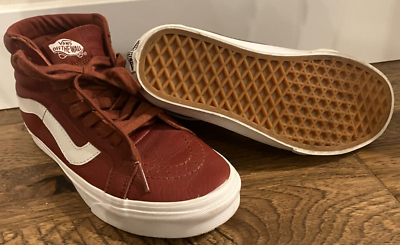 Vans Sk8-Hi Reissue Premium Leather Tortoise Shell Brown 